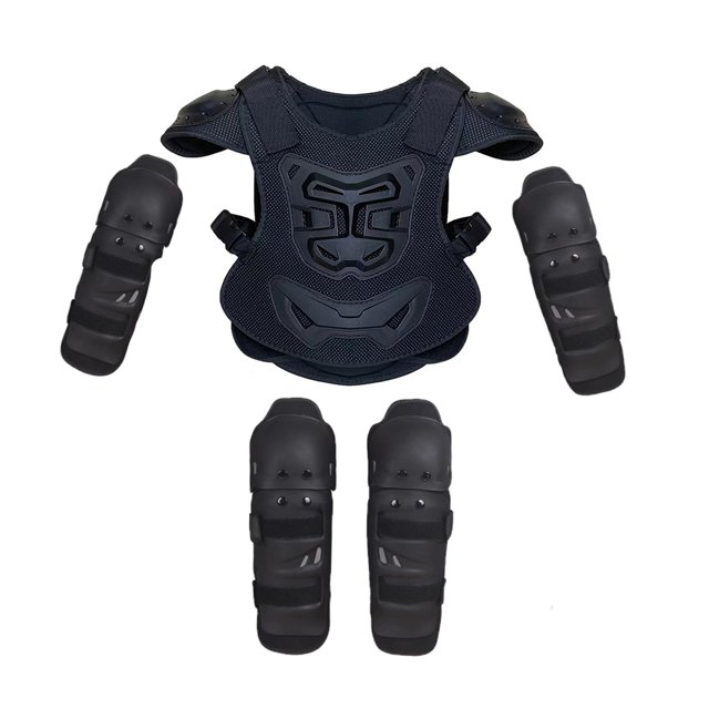 Miulika 5 Pieces Kids Motorcycle Child Knee Pads Elbow Pads for Riding Skating S