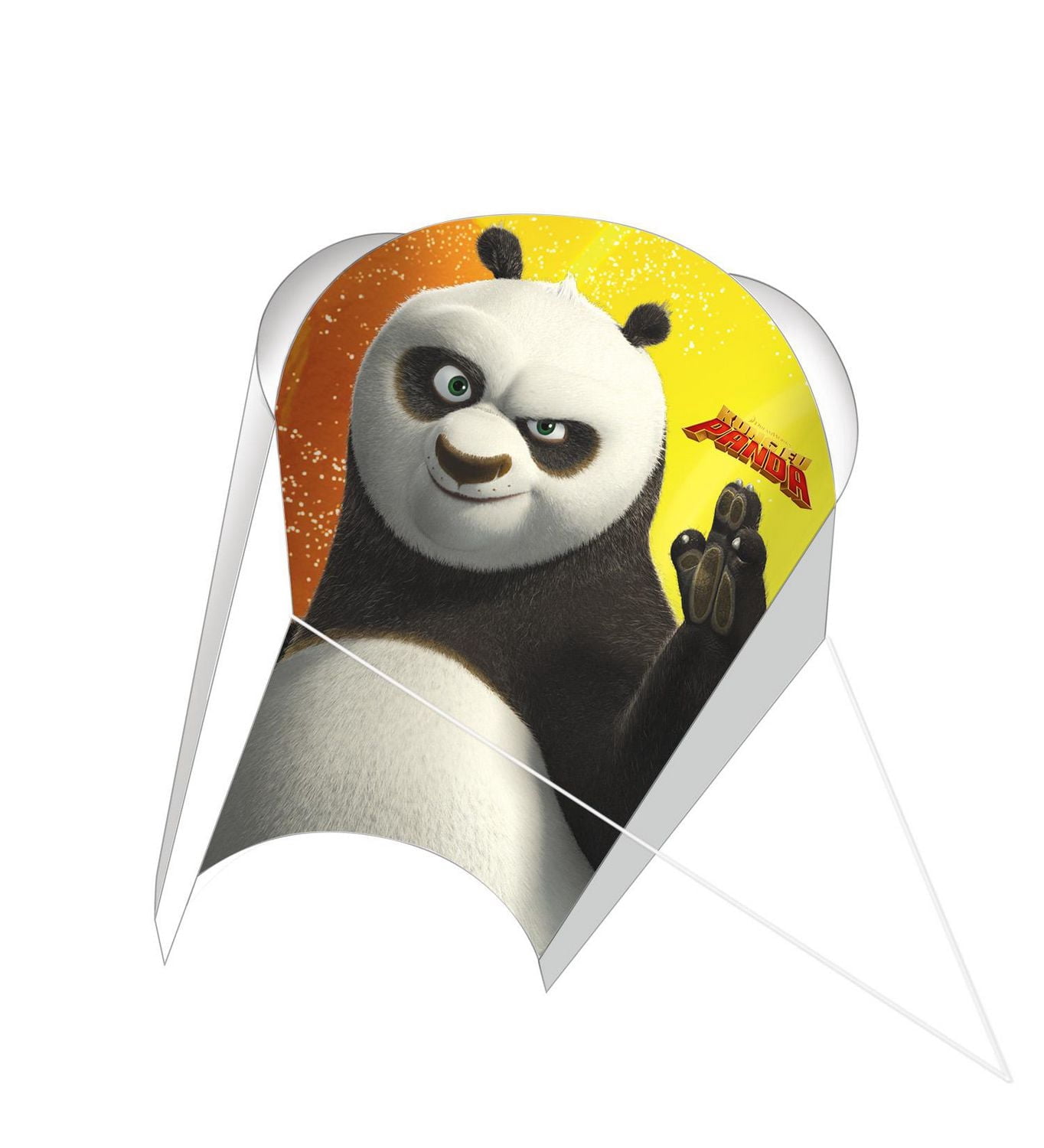X Kites SuperSled Nylon 32 inch Framless Sled Kite - Kung Fu Panda