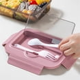 thumbnail image 3 of EGNMCR Contenants de Rangement, Rangement et Organisation de Cuisine Boîte à Lunch Compartimentée Isolée et Étanche Portable pour Étudiants et Travailleurs de Bureau Pouvant Aller au Micro-Ondes Boîtes à Lunch, 3 of 5