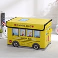thumbnail image 2 of Automobile Storage Box Foldable Clothing Integral Box Non-Woven Film Covered Toy Sundry Storage Box, 2 of 5