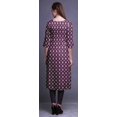 thumbnail image 2 of Bimba Robes Longues Droites pour Femmes Imprimées Manches 3/4 Vêtements Indiens, 2 of 6