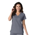 thumbnail image 1 of EON Women's COOLMAX V-Neck Mesh Panel Solid Scrub Top, 1 of 1