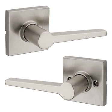 Weiser Safe Lock Daylon Interior Passage Door Lever in Satin Nickel