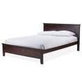 thumbnail image 1 of Baxton Studio Spuma Wood Twin Panel Bed in Cappuccino, 1 of 4