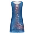 thumbnail image 4 of Cameland Robe Débardeur d'Été Décontractée Ample à Imprimé Floral pour Femme, Ajourée, Robe de Plage Sans Manches, 4 of 5