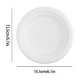 thumbnail image 3 of Danhjin Disposable Dishware Disposable Round Cutlery Paper Plates Disposable Pulp Molded Party Plates Kitchen Gadgets, 3 of 6
