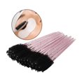 thumbnail image 3 of 50Pcs Disposable Wands Eyelash Brushes Makeup Eyelash Extension Pink+Black, 3 of 9