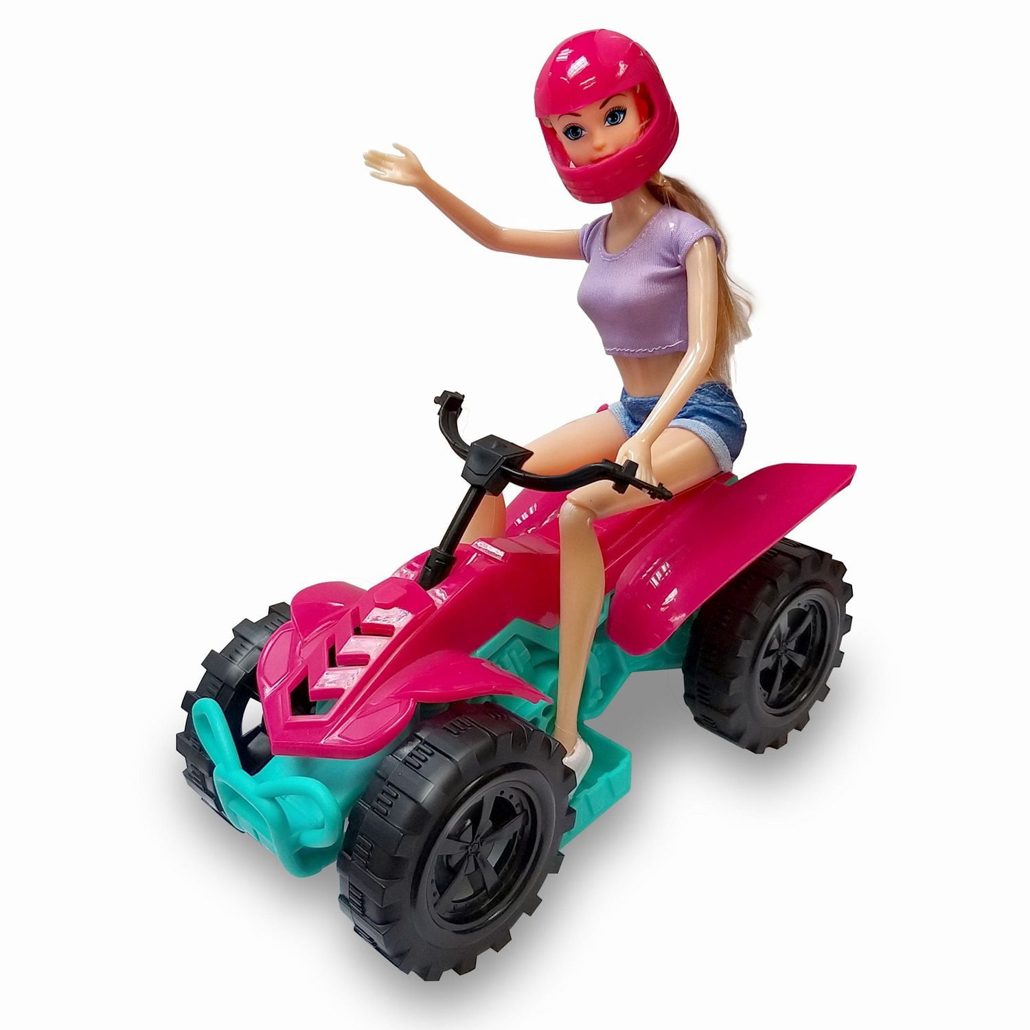 Kid Connection Ensemble De Jeu Autocaravane VR Avec Jeu De Poupée 11.5", 31 Pièces, Son Et Lumière