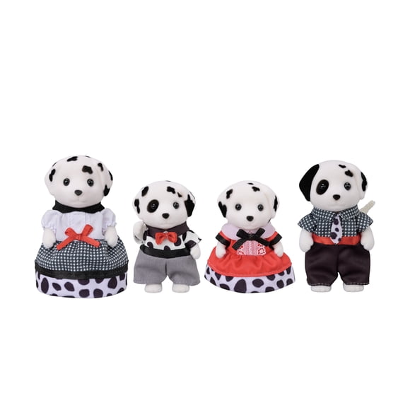 Calico Critters Dalmatian Family, Set of 4 Collectible Doll Figures