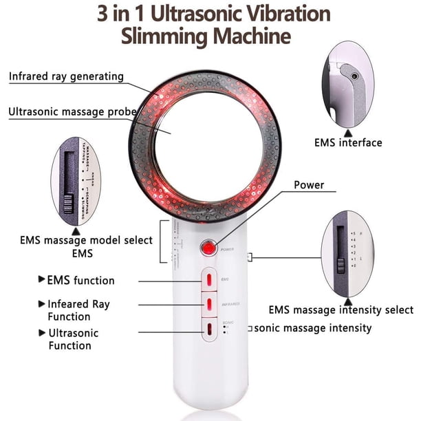 ★初夏大特価★3 IN 1 SLIMMING MACHINE 本体 美容機器★ Body Slimming Device, 3 in 1 Ultrasonic Anti-Cellulite Body