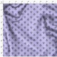 thumbnail image 4 of Soimoi Velvet Fabric Floral Block Printed Fabric 1 Yard 58 Inch Wide, 4 of 5