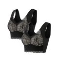 thumbnail image 1 of Timegard Bras for Women Plus Size Lace No Underwire Full-Coverage High Support Comfort Everyday Bras, 1 of 2