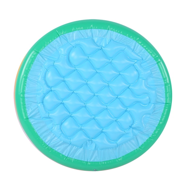 Inflatable Swimming Pool, 3 Air Rings Bright Color Soft Floor PVC Material Easy Meet Children Different Requirements