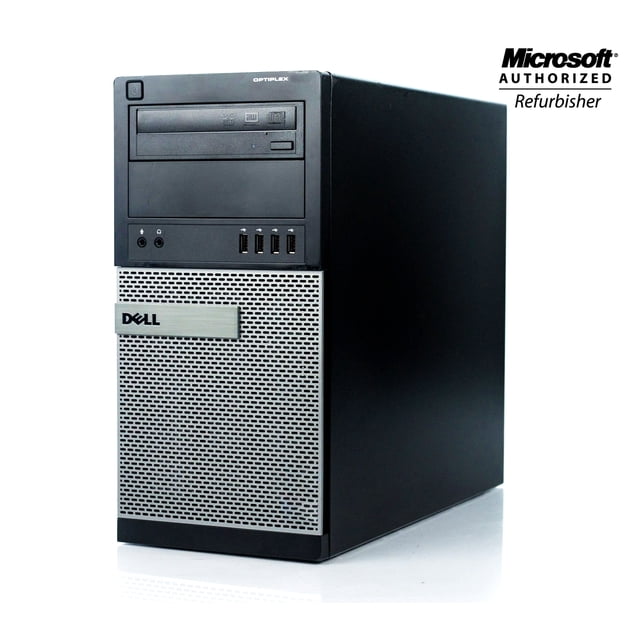 Dell Optiplex 790 Tower PC Computer Intel Core i3 2100 8GB RAM 500GB HDD Windows 10 Home New Keyboard, Mouse, WiFi Refurbished