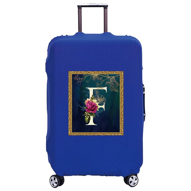 New Travel Suitcase Luggage Covers Protective Covers Scratch Proof Dust Cover Reusable Dust Cover Flower Pattern Series 8flowerF L