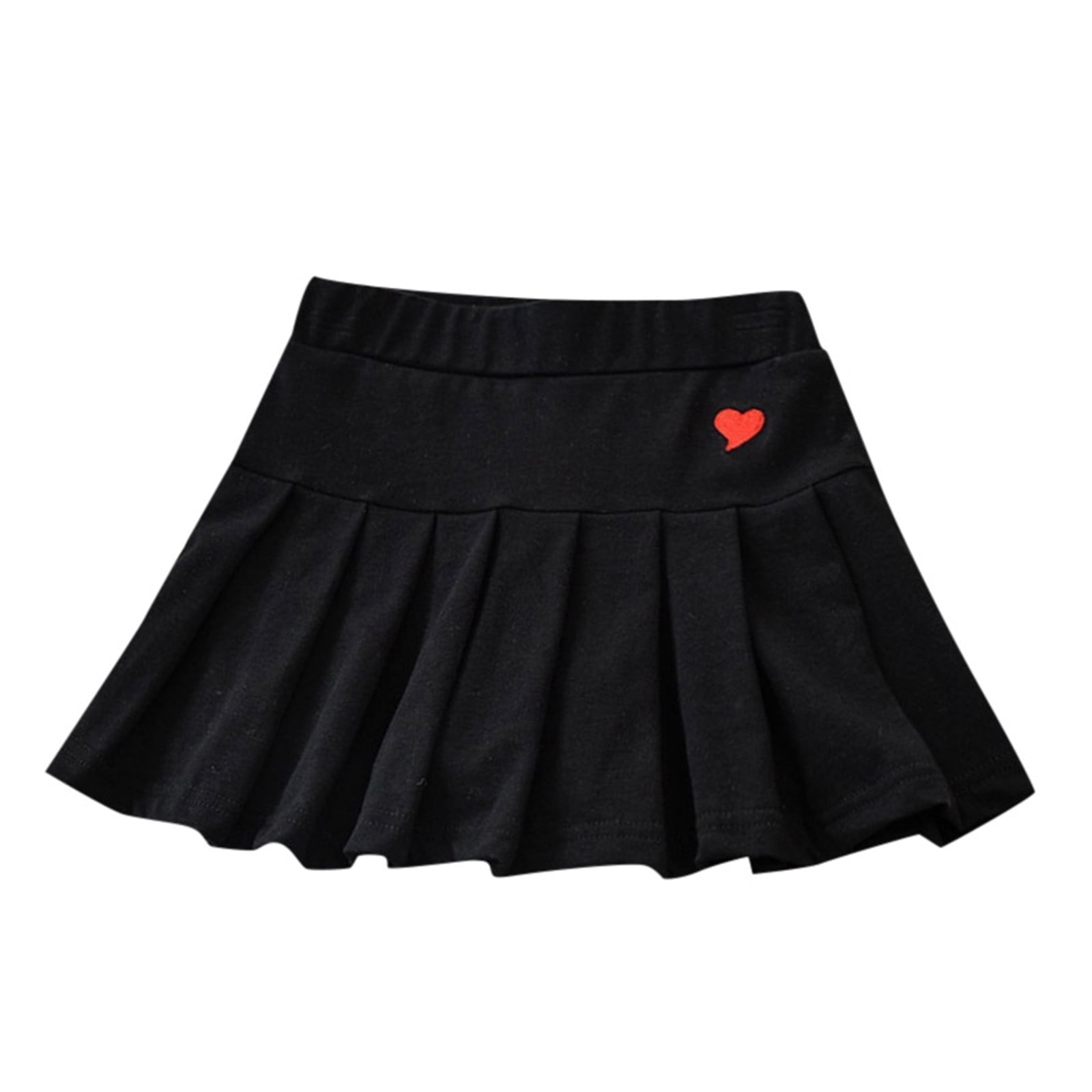 Kcodviy Jupe Plissée Fille Jupe d'École Mariage Demoiselle d'Honneur Jupe Mini Jupe Plissée Grande Taille Robe de Ballet Jupe de Cheer Tenue Décontractée Patineuse Robes Bébé Fille 6-9 Mois Jupe