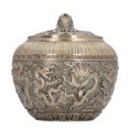 thumbnail image 2 of Tea Canister, Vintage Alloy Metal Airtight Tea Storage Container, China Dragon Airtight Design Tea Bag Canister Exquisite Bronzy Tea Jar, Tea Storage Container Multipurpose, 2 of 7