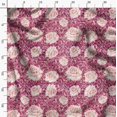 thumbnail image 3 of Soimoi Polyester Crepe Fabric Peony Floral Print Fabric by The Yard 42 Inch Wide, 3 of 6