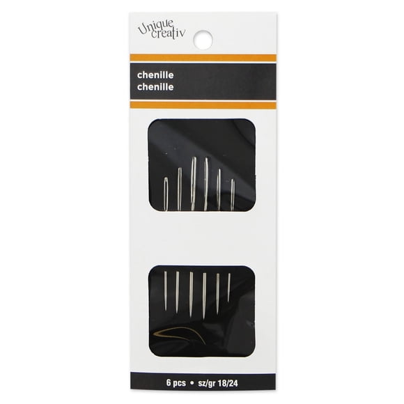 UNIQUE CREATIV Chenille Needles Sizes 18–24, 6Pcs