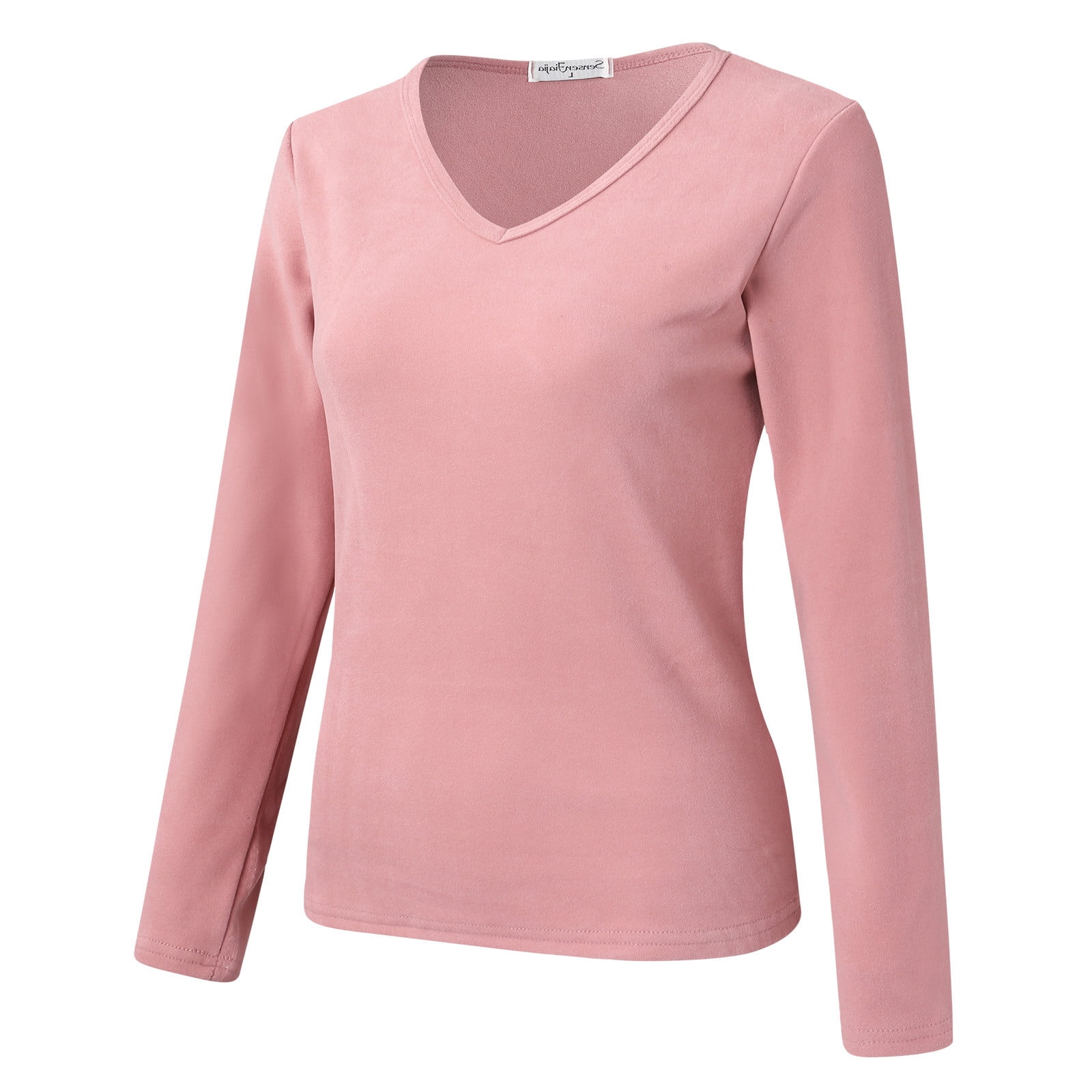 Kcodviy Femmes Col Rond Molleton Hommes Haut Thermique Paquet Doublé Thermique Ajusté Grande Taille Hauts Thermiques pour Femmes Temps Froid Hauts Manches Longues Hauts de Pyjama Thermiques pour Hommes Chandails Thermiques Hauts d'Hiver