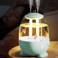 thumbnail image 4 of LSLJS New 3L Large Capacity Mist Humidifier Cold Mist Humidifier - Portable Mini Humidifier with LED Lights Student Dormitory Office Desktop Mute Air Humidifier Plastic Spray Humidifier, 4 of 6