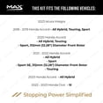 thumbnail image 2 of MAX Advanced Brakes - Front Brake Kit For 2018-2023 Honda Accord| Carbon Ceramic Brake Pad and Rotor Kit| Daily Driving Geomet Coated Brake Rotors, 2 of 9