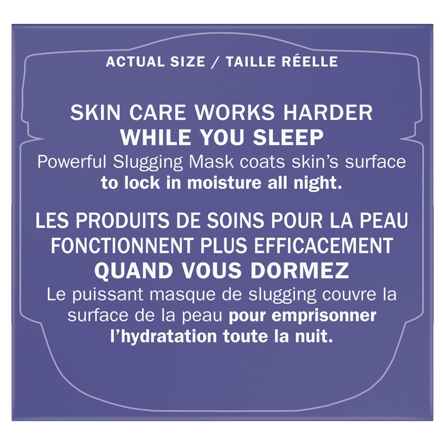 Olay Masque de Slugging Hydratation en Profondeur avec Beurre de Karité, Sans Parfum