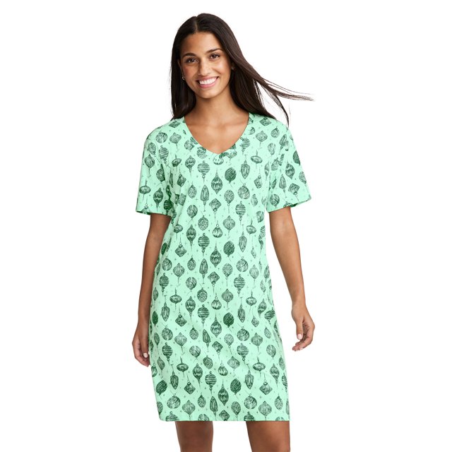 Jockey Chemise de Nuit Extensible en Coton Biologique pour Femmes