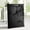 Black, variant on Czzoypi Folding Standing Clipboard, Heavy Duty Plastic Clipboard with Low Clip, Nursing Clipboard Folder for Meetings Study, 12.4x9.25 Inch Portable Document Holder for Desk, Travel, Coaching,