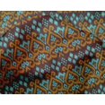 thumbnail image 4 of oneOone Silk Tabby Fabric Swirl Ikat Print Fabric By The Yard 42 Inch Wide, 4 of 4