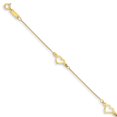 thumbnail image 1 of Bracelet Cœur Fantaisie en Or Jaune 14 K, 1 of 2