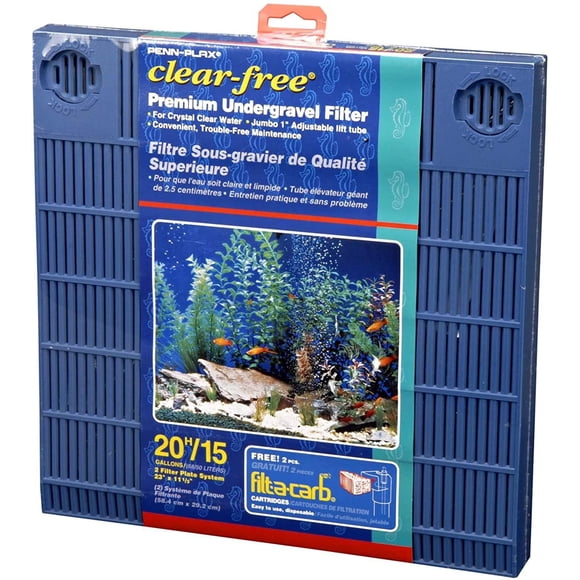 Penn-Plax Under-gravel Aquarium Filter for 15-20 Gallon Tanks