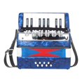 thumbnail image 1 of 17 Key 8 Bass Piano Accordion Mini Accordion Keyboard W/ Strap Children Gift Toy, 1 of 8