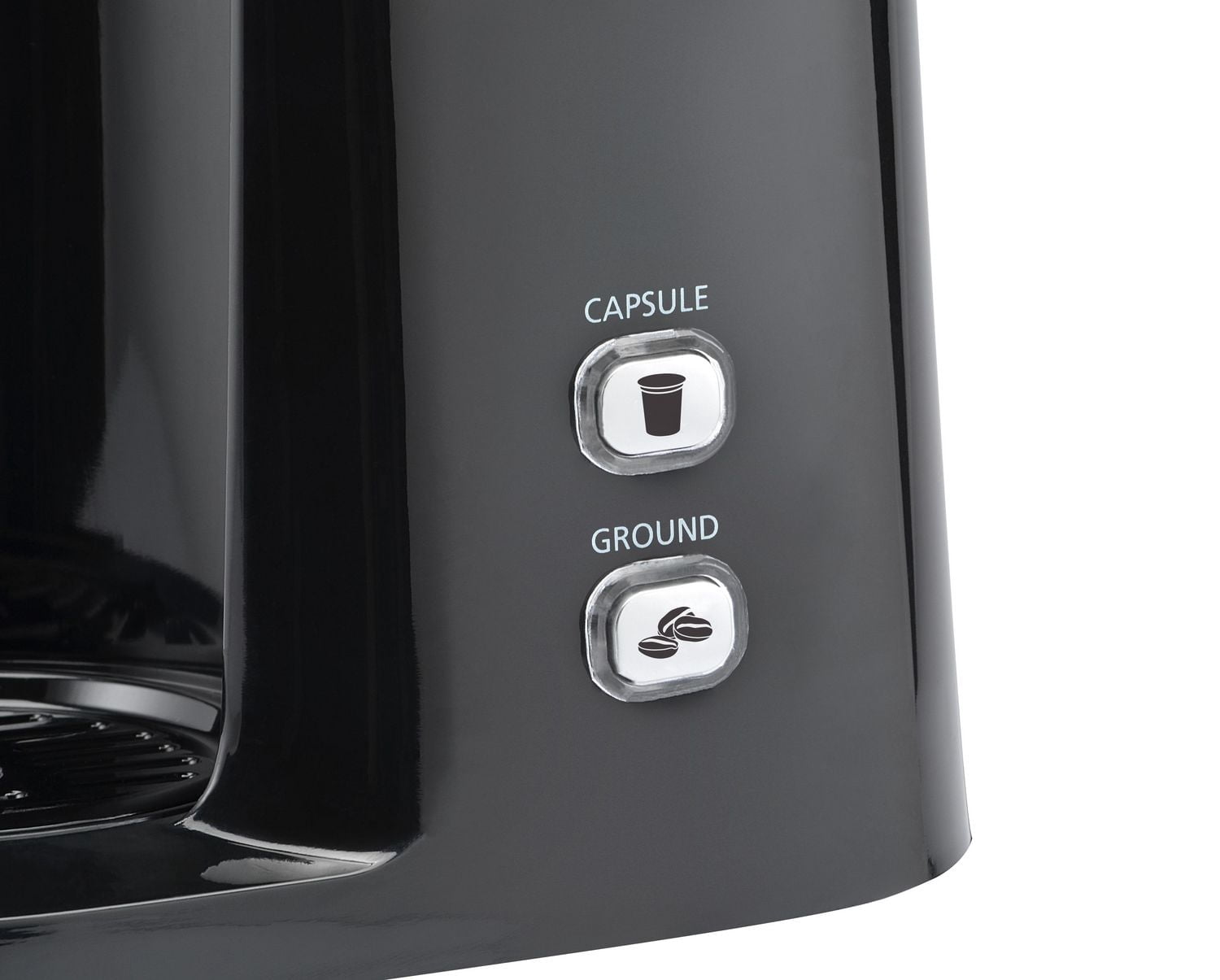 Cafetière à portion individuelle Mainstays, noire, double infusion, compatible café moulu ou K-Cup*