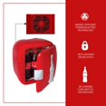 thumbnail image 4 of Coca-Cola Heritage Mini Réfrigérateur Portable 12 Canettes 12V DC 110V AC Refroidisseur/chaud 7.9L (8.3 qt)- Rouge, 4 of 5