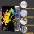 thumbnail image 4 of Trading Card Binder, 4-Pocket Album Book Holder, Fits for TCG Game 240 Cards（QQBD3), 4 of 5