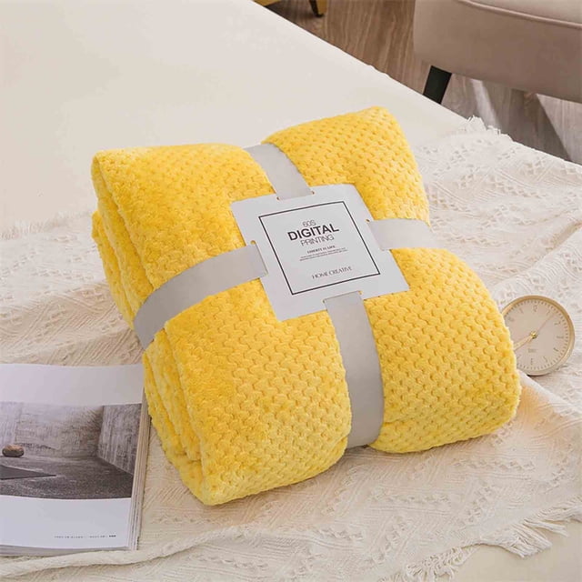 Aidoshy Soft Throw Blanket Super Soft Warm Warm Micro Plush Fleece Blanket Throw Rug Sofa Bedding
