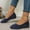 Blue, variant on Cameland Comfortable Women's Shoes Ladies Leisure Spring New Slip-on Shallow Mouth Flat Round Head Suede Women's Shoes Low Heel Leisure Work Shoes