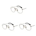 thumbnail image 1 of relayinert Fashionable Polarized Lens Small Square For Trendy Style Materials silver frame C7 3Set, 1 of 6