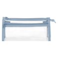 thumbnail image 2 of RXIRUCGD Sac à Stylos Transparent à Double Couche Sac à Stylos Triangulaire Transparent Étudiant Grande Capacité Sac de Rangement à Compartiments Sac de Papeterie, 2 of 6