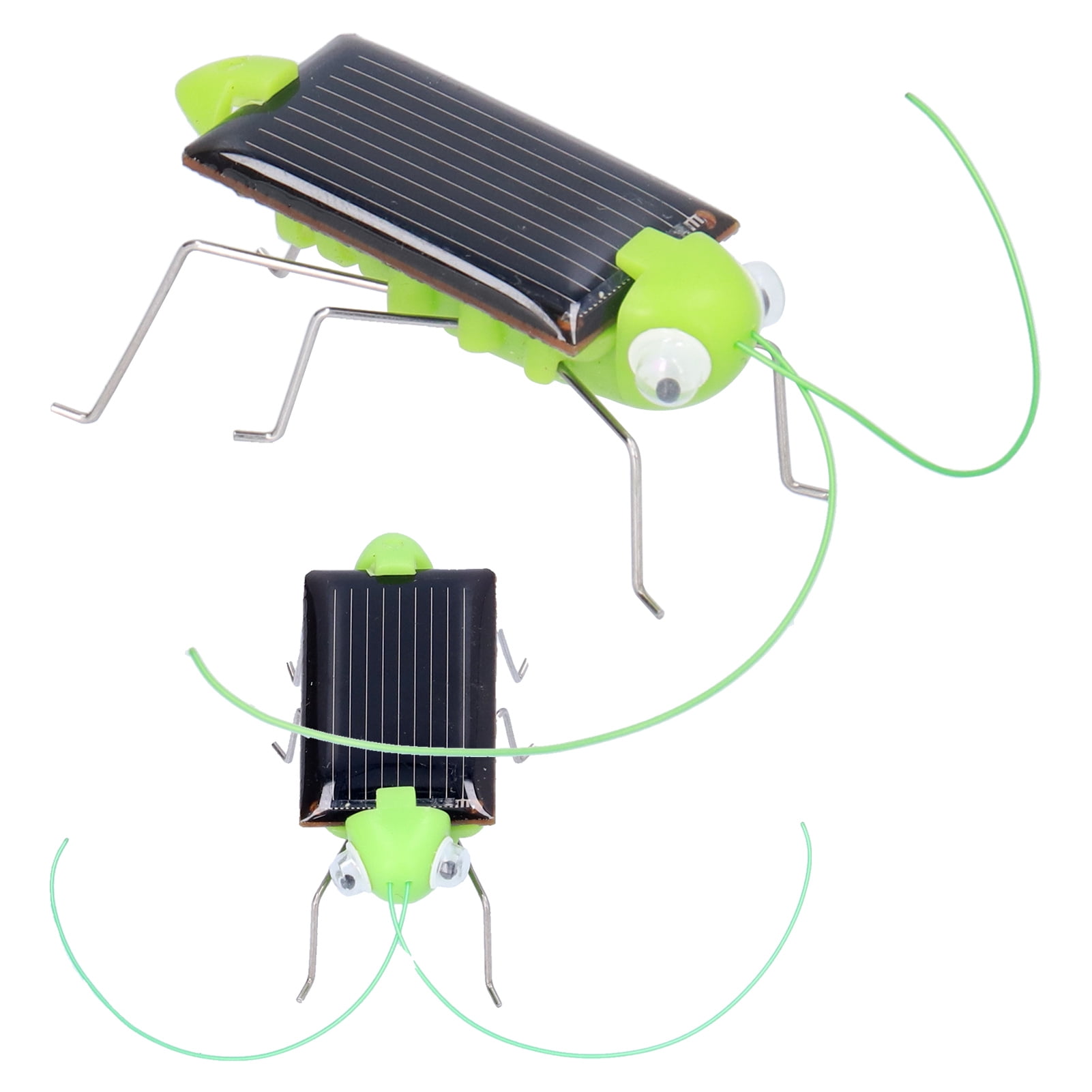 Solar Power Grasshopper, Miniature Vibrating Motor Solar Powered Walking Grasshopper  for Kids for Children for Learning