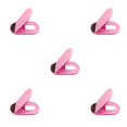 thumbnail image 2 of Ruiboury Folding Desktop Tablet Support Portable Plastic PC Holder Smartphone Bracket Pink 5Set, 2 of 6
