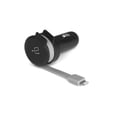 thumbnail image 3 of Aluratek 4.8A Car Charger with Built-in Lightning Rolling Ribbon Cable and USB Charging Port, 3 of 4
