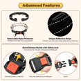 thumbnail image 4 of Prong Training Pinch Collar for Dogs with Removable Nylon Protector and Quick-Release Buckle, Extra Prongs for Large Medium Small Dogs XL, 4 of 7