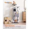 thumbnail image 2 of Cat Tree Feandrea Cat Tower for Indoor Cats w/ Scratching Post, 2 of 8