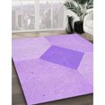 thumbnail image 3 of Ahgly Tapis Rectangulaire Lavable en Machine Intérieur Transitionnel Heliotrope Violet, 2 Pieds x 3 Pieds, 3 of 7