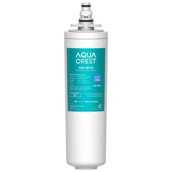 AQUACREST 9601 Water Filter, Model No.WF55, Replacement for Moen 9601 ChoiceFlo 9600, 9602, 9500, 9501, 9502, Fits F87400, F7400, F87200, 77