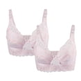 thumbnail image 1 of INSPIRE CHIC Women's Plus Size Full Coverage Padded Floral Underwired Bra, 1 of 6