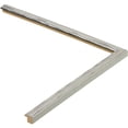 thumbnail image 4 of Roma Moulding 5x7 Solid Wood, Lavo Traditional Style, Silver Single Photo Frame, 4 of 4