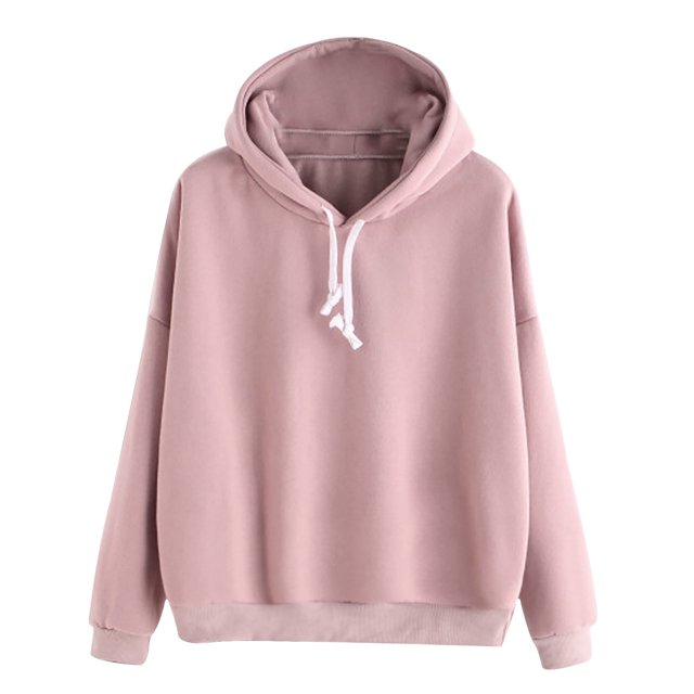 Fankiway Mode Femmes Décontracté à Capuche Ajusté Manteau Chandail Uni